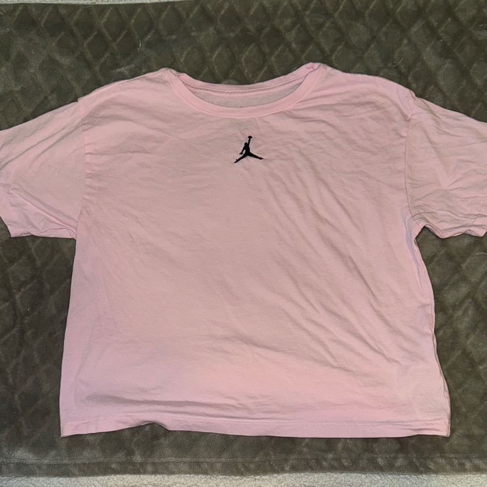 KIDS Jordan Pink crop T-Shirt- 13/15 size XL